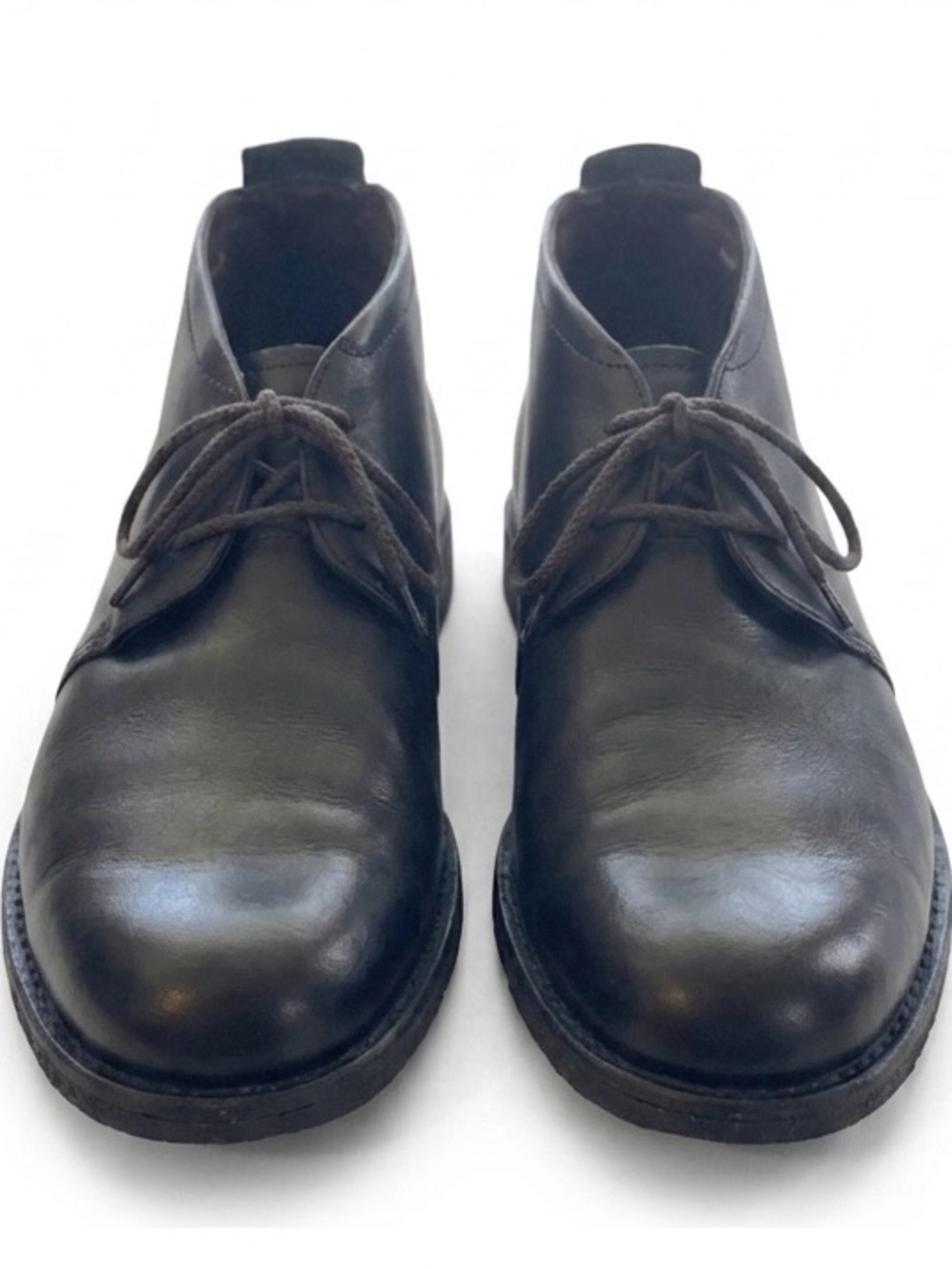 Timberland Men's Black 100% Genuine Leather Chukka Boots / Size 9